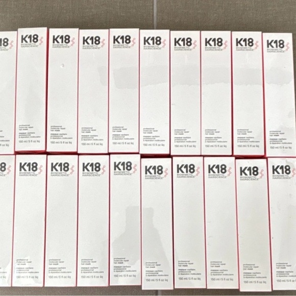 K18 Professional Leave-In Hair Repair Mask — White